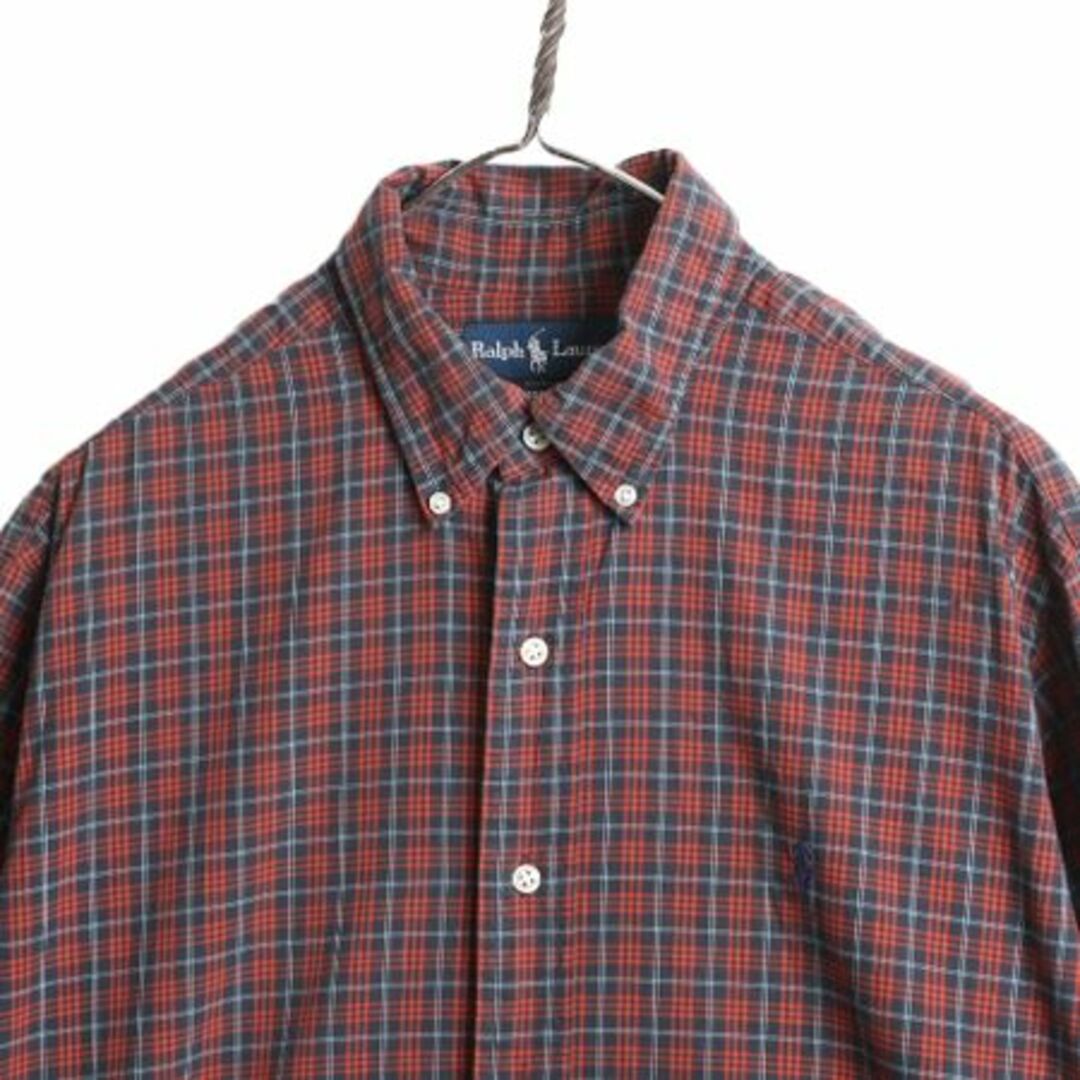 Ralph Lauren - 90s ラルフローレン チェック 長袖 ボタンダウン