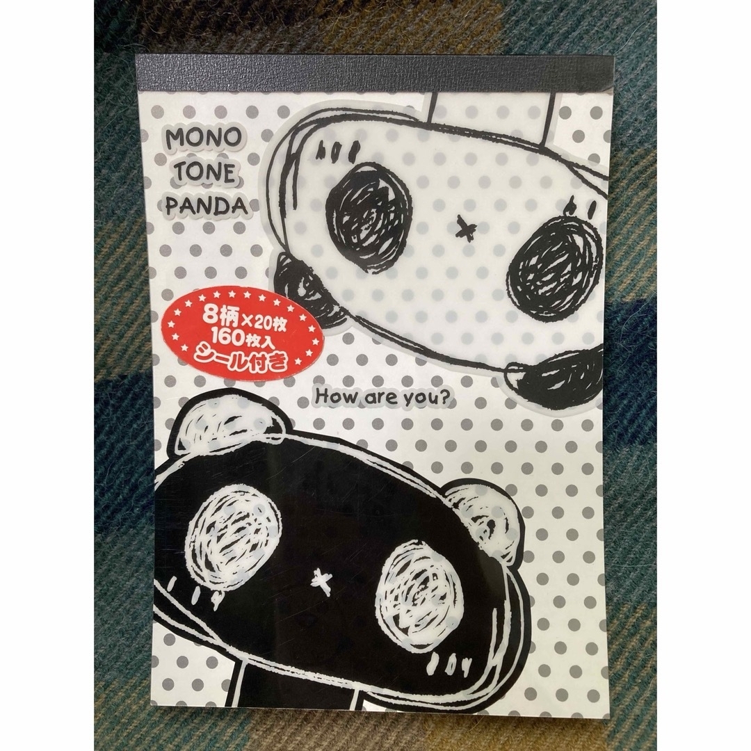 メモ帳 平成レトロ モノトーンパンダの通販 by kanimurasaki's shop