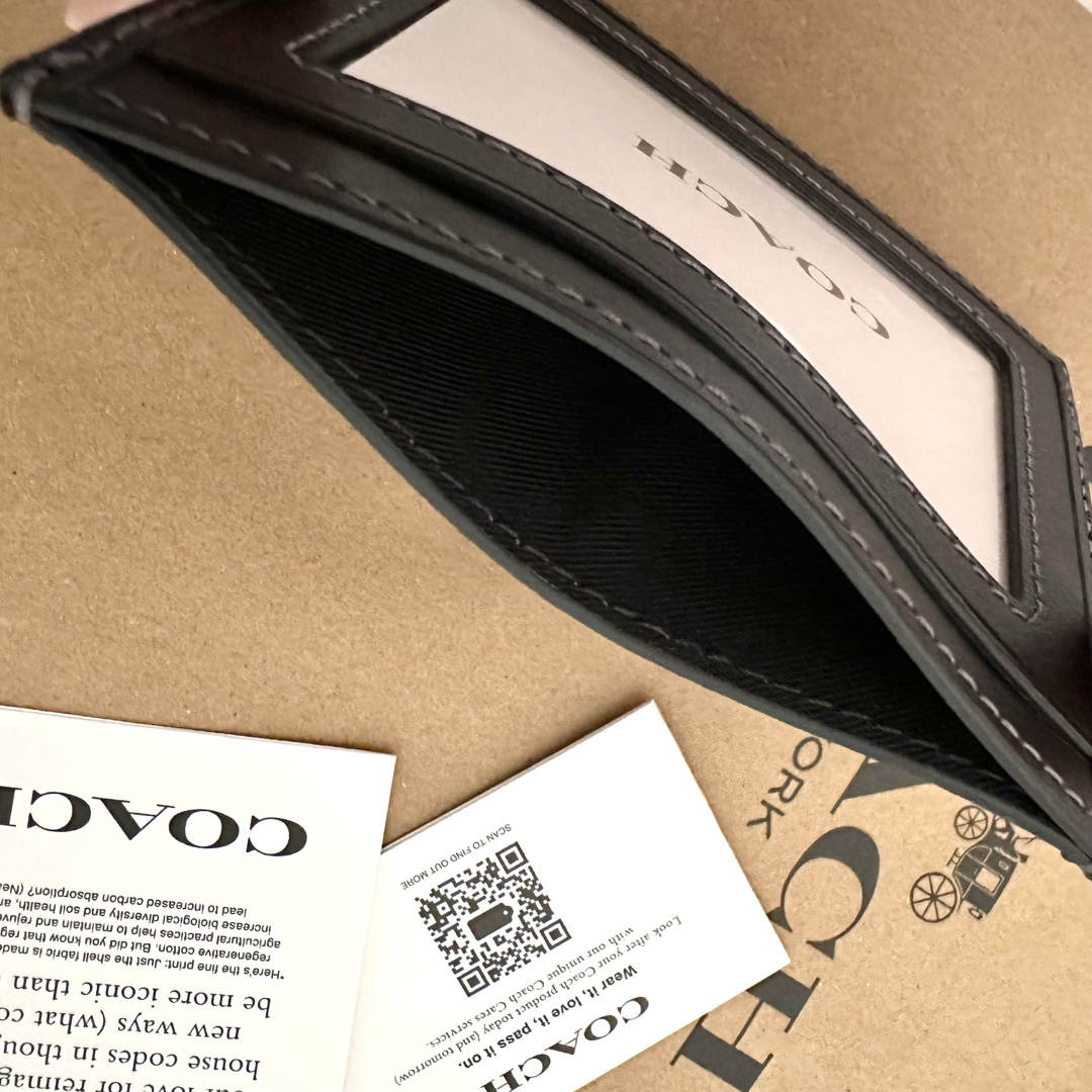 COACH - ☆ 限定品！新品 COACH 定期入れ IDケース デニム地の通販 by