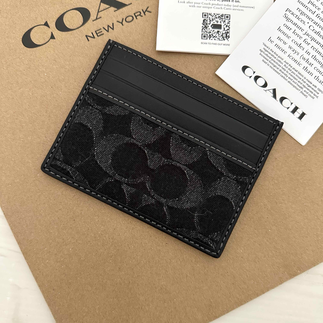 COACH - ☆ 限定品！新品 COACH 定期入れ IDケース デニム地の通販 by