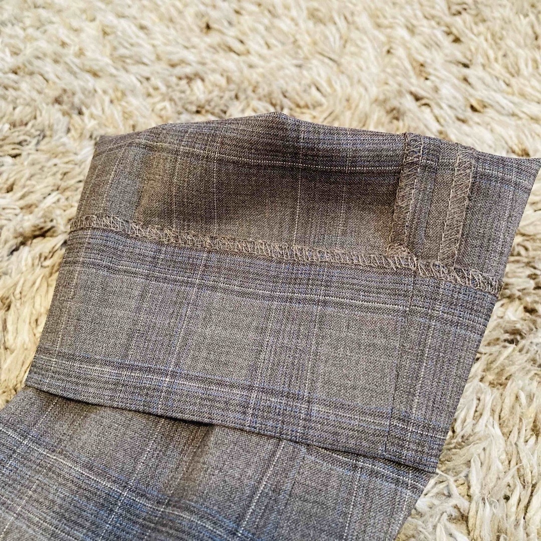 AOKI - AOKI LES MUES レディースセットアップ ブラウン チェックの