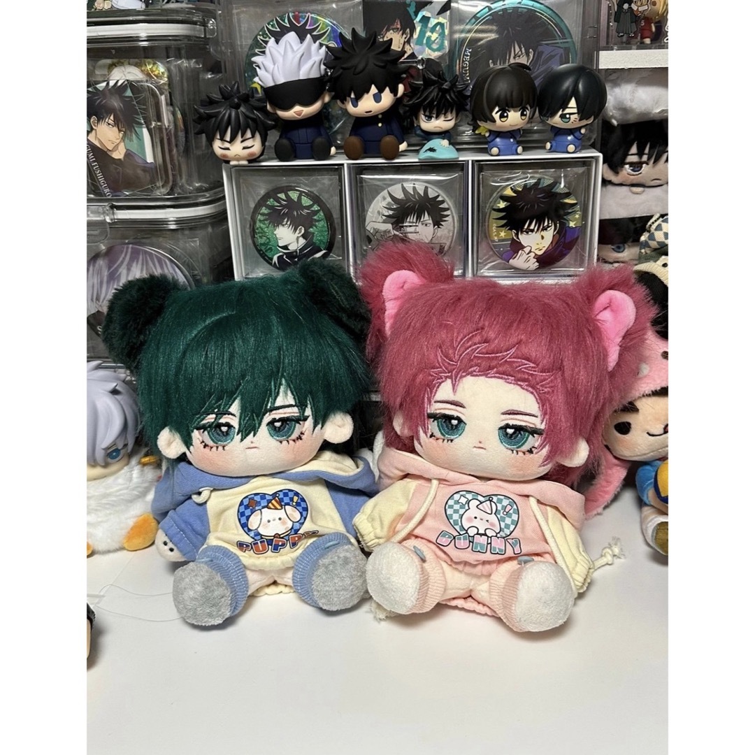 ☆ブルーロック 糸師 凛・糸師 冴 20cm 着せ替えぬいぐるみ《猫耳付き