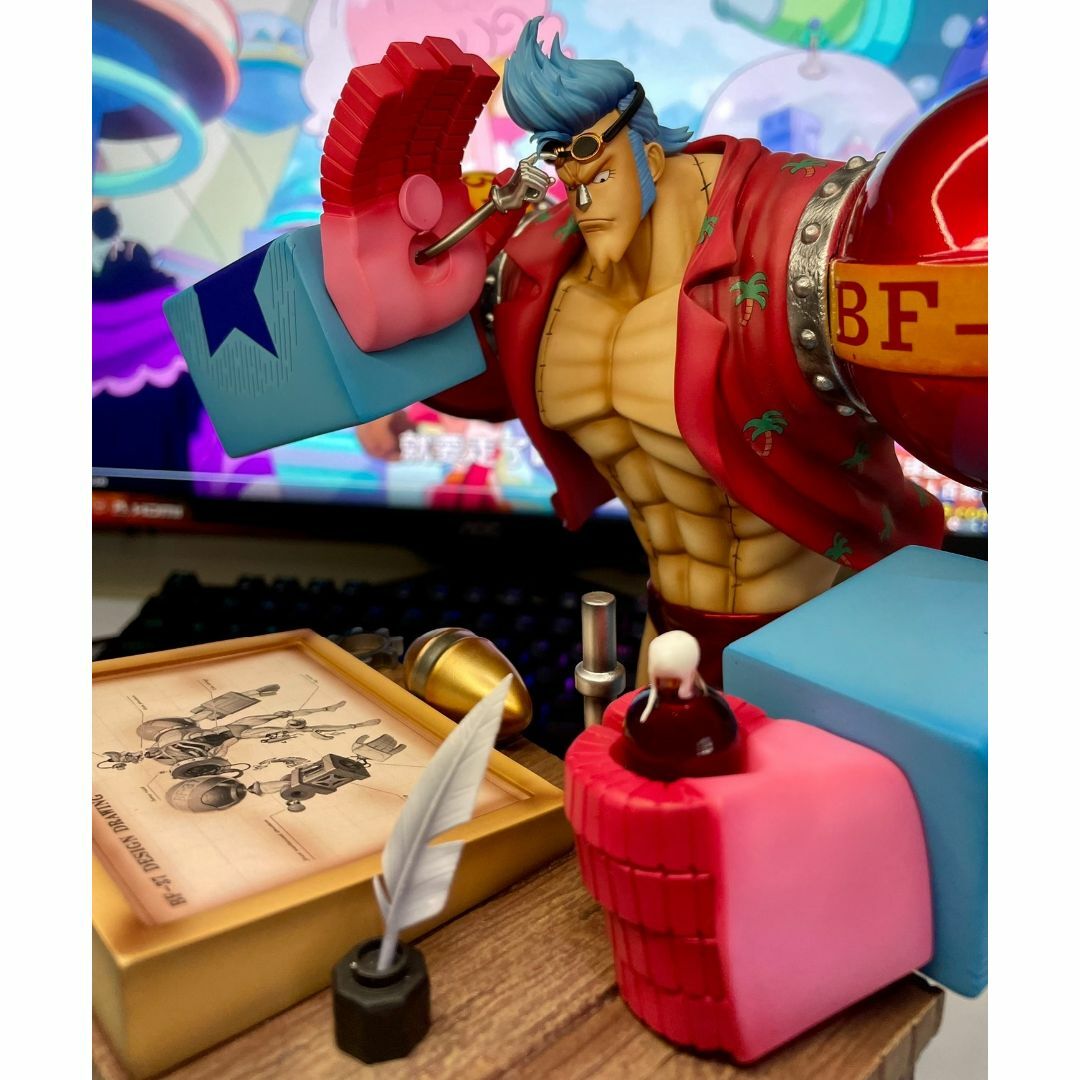ワンピース 改造人間 鉄人フランキー ガレージキット フィギュア pop