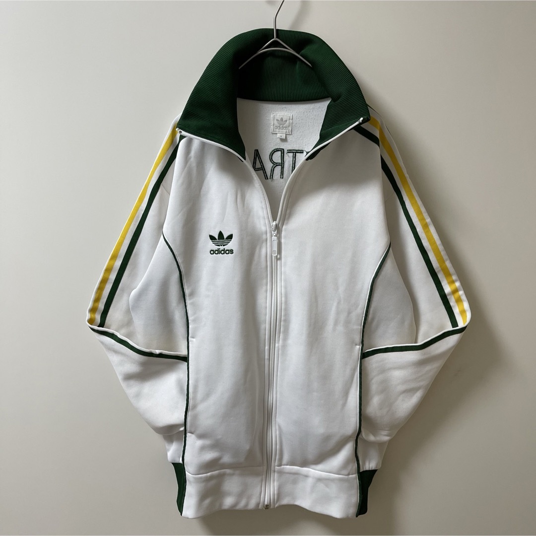 adidas - 90s】アディダス刺繍トラックジャケット古着ジャージトップ