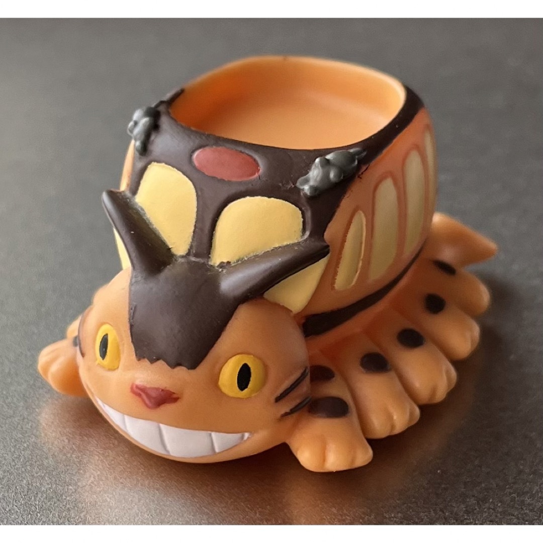 ジブリ - となりのトトロ ネコバス 指人形 ソフビ フィギュア スタジオ