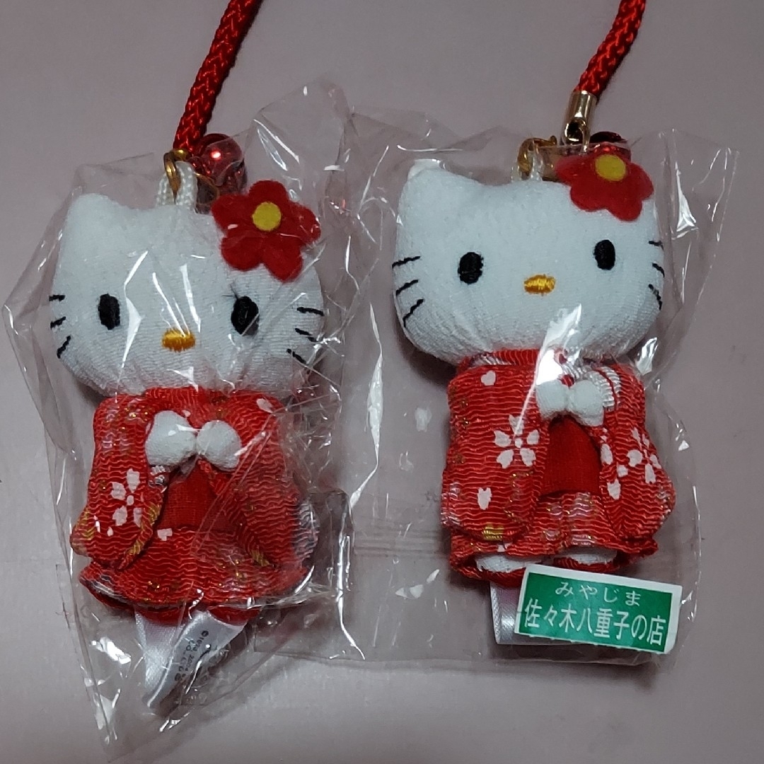 ハローキティ - ハローキティ 「きもの根付け」4点と「着物ガール