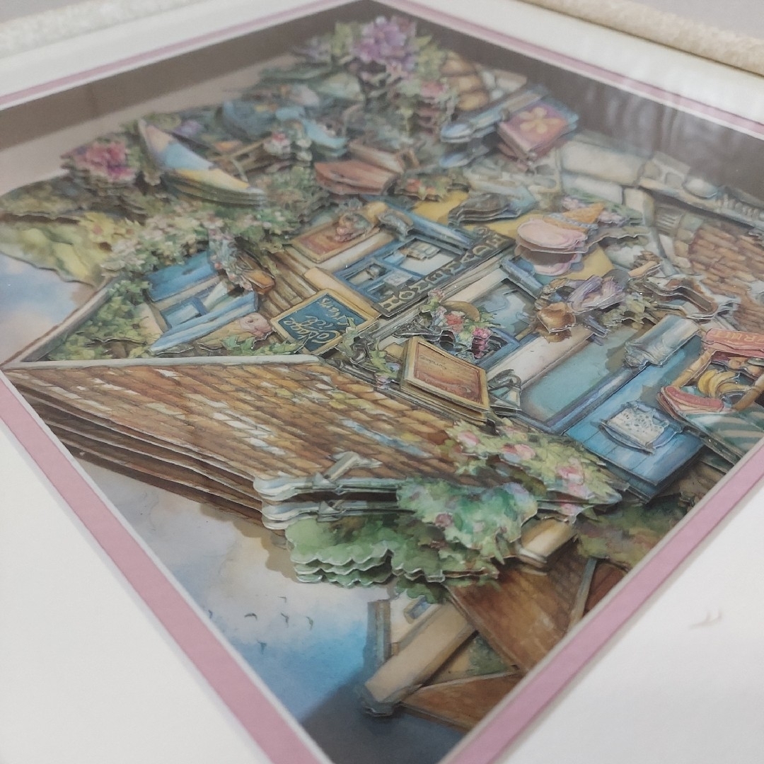 シャドーボックス KimJacobs キムジャコブス 立体絵 額装の通販 by K