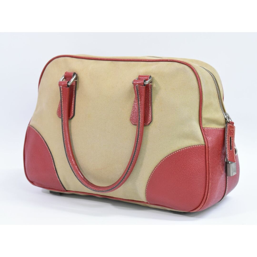 PRADA - 本物 プラダ PRADA キャンバス ミニ ボストンバッグ