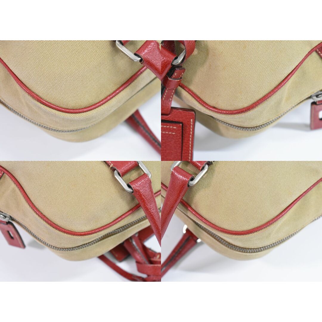 PRADA - 本物 プラダ PRADA キャンバス ミニ ボストンバッグ