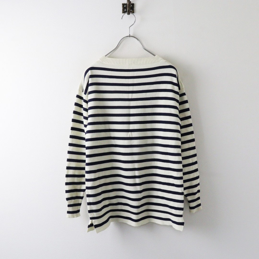 ルトリコチュール Le Tricoteur ボーダーガンジーセーター/オフ