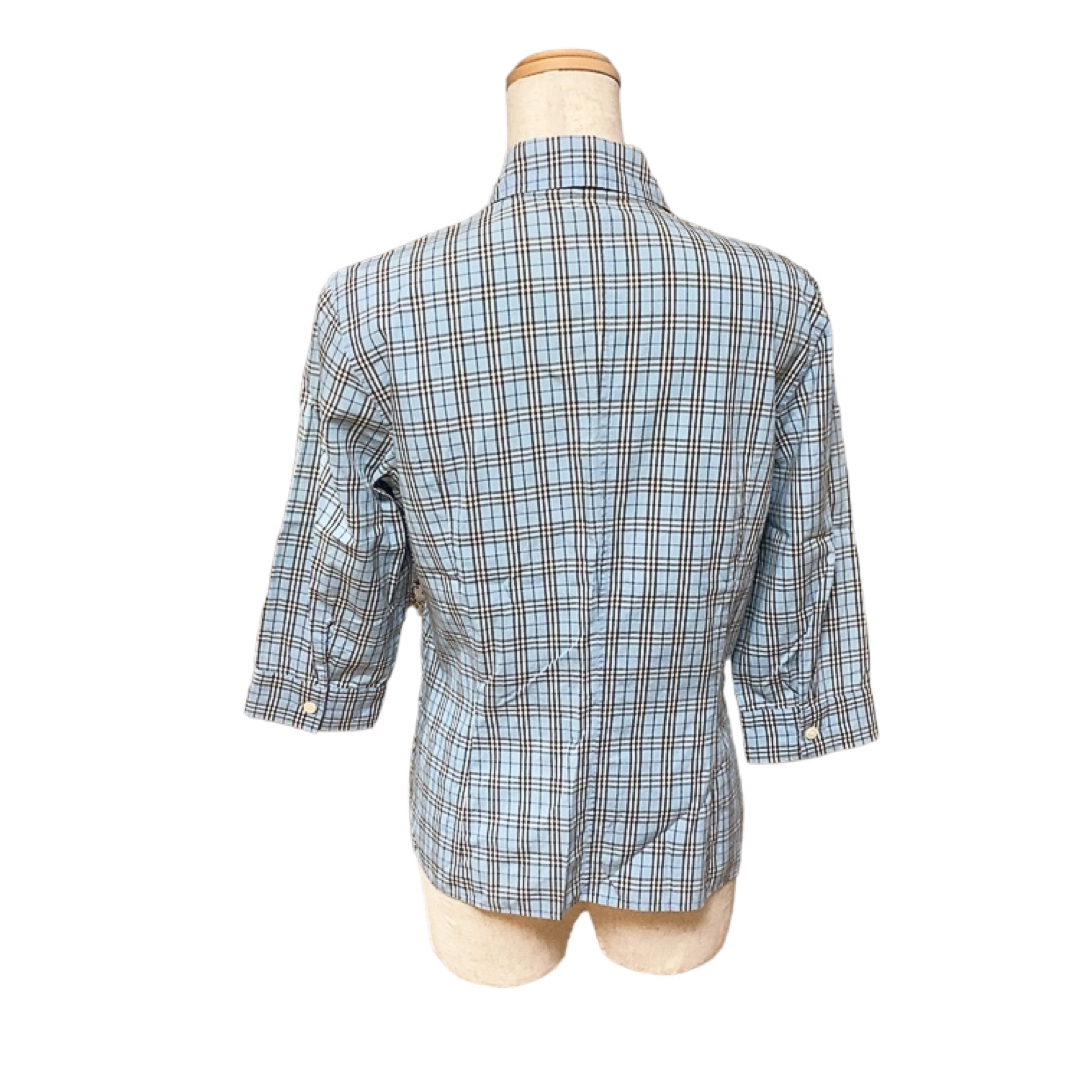 BURBERRY BLUE LABEL - BURBERRY BLUE LABEL バーバリー シャツ 水色