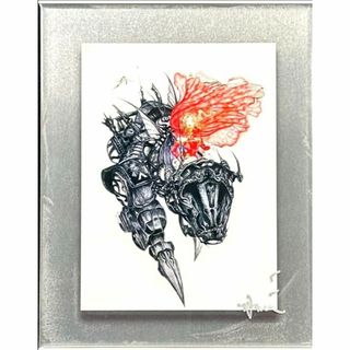 天野喜孝 ジュエルメタル ティナ FF 6 オリジナル 絵 絵画 サイン 直筆
