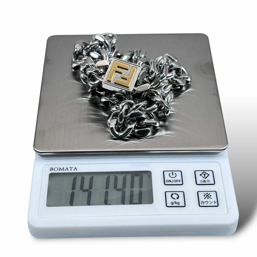 FENDI - FENDI フェンディ F Fロゴ 喜平 チェーン ネックレス 大ぶり