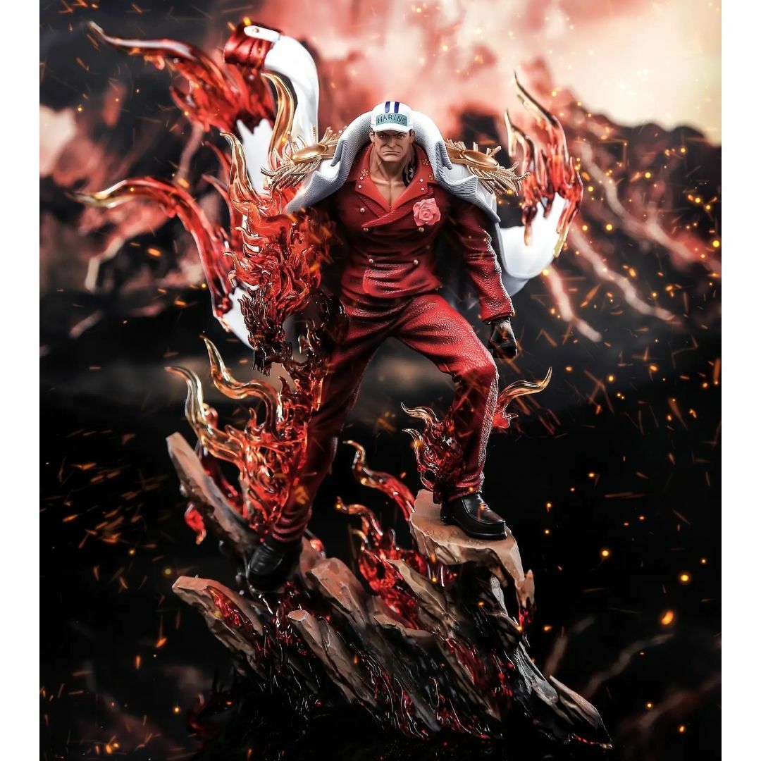 ワンピース サカズキ 赤犬 ガレージキット フィギュア popスケールの