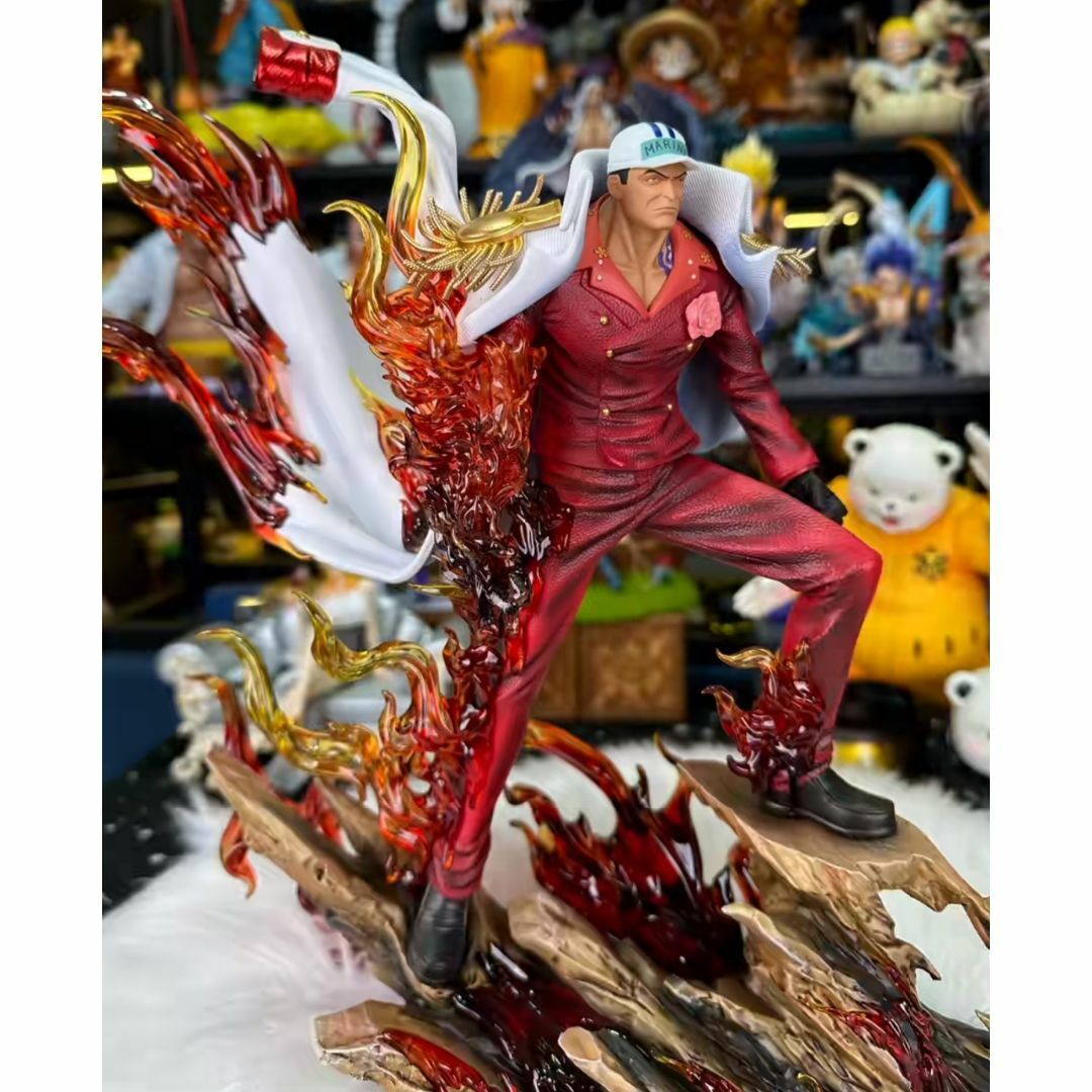 ワンピース サカズキ 赤犬 ガレージキット フィギュア popスケールの