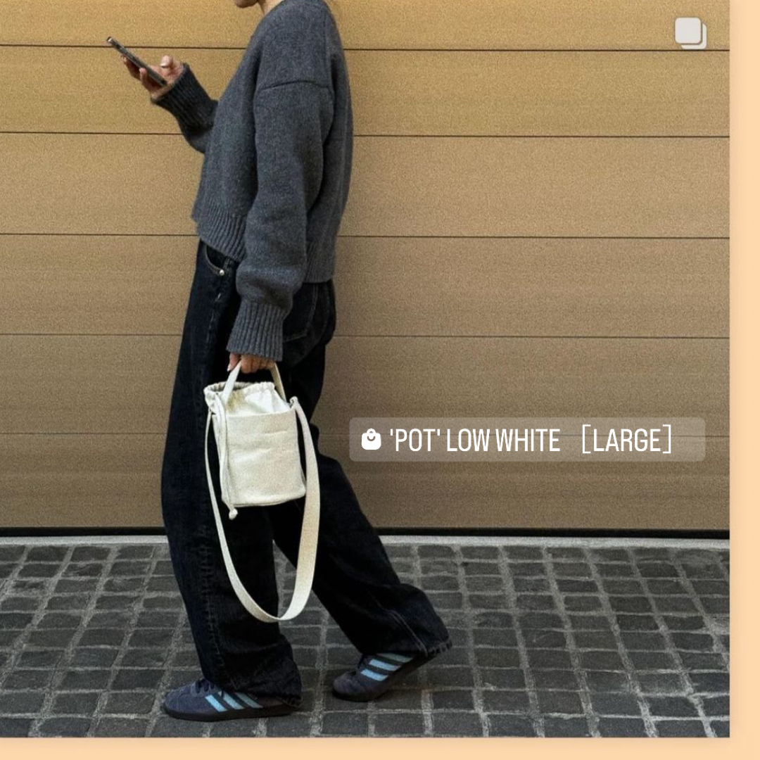 ザハイライツ pot more black large バッグ ポット ラージの通販 by