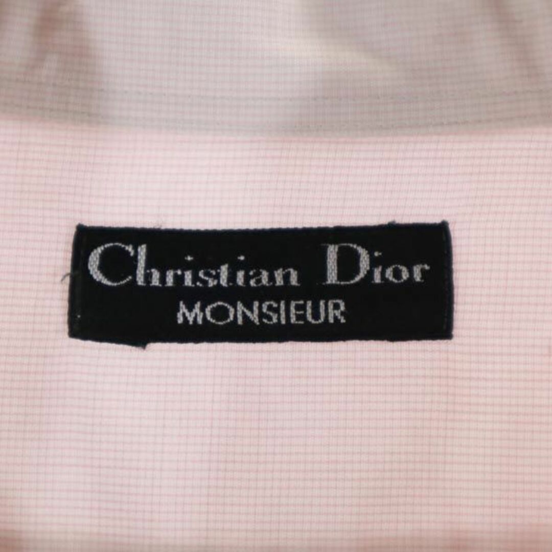 Christian Dior - クリスチャンディオール 総柄 長袖 シャツ ピンク系