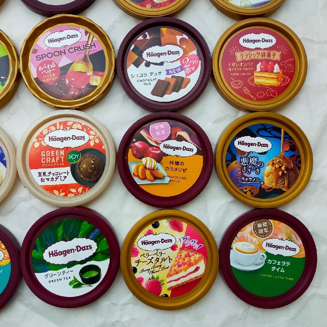 Haagen-Dazs - ハーゲンダッツ 蓋 29種 30個の通販 by まいめろでぃ's
