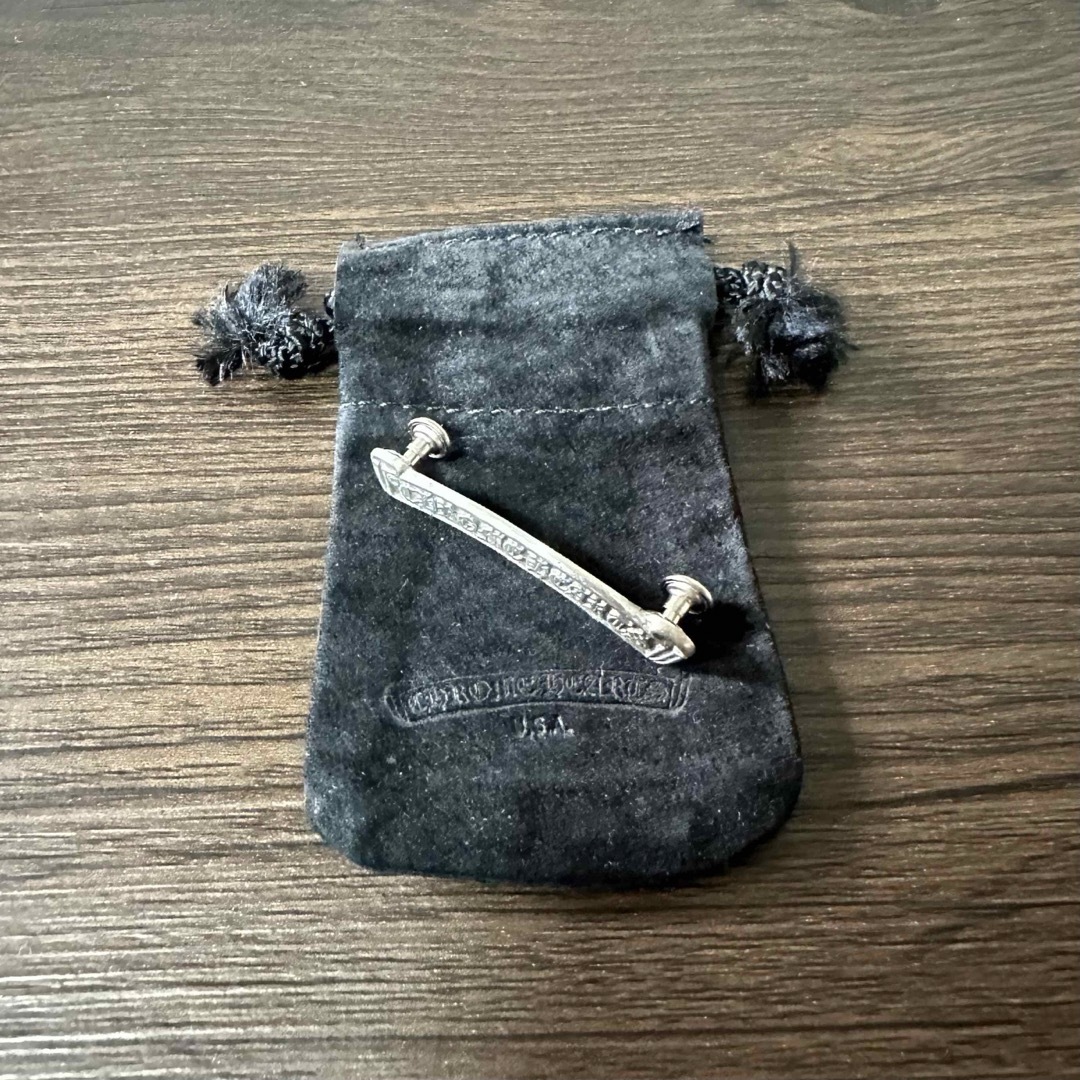 Chrome Hearts - □ Chrome Hearts スクロール ロゴ プレート □ 純正