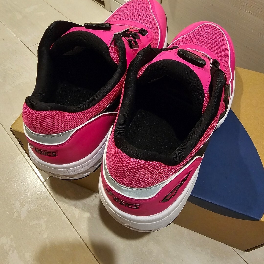 asics - アシックス 安全靴 スニーカー ピンク 限定品 新品未使用 箱