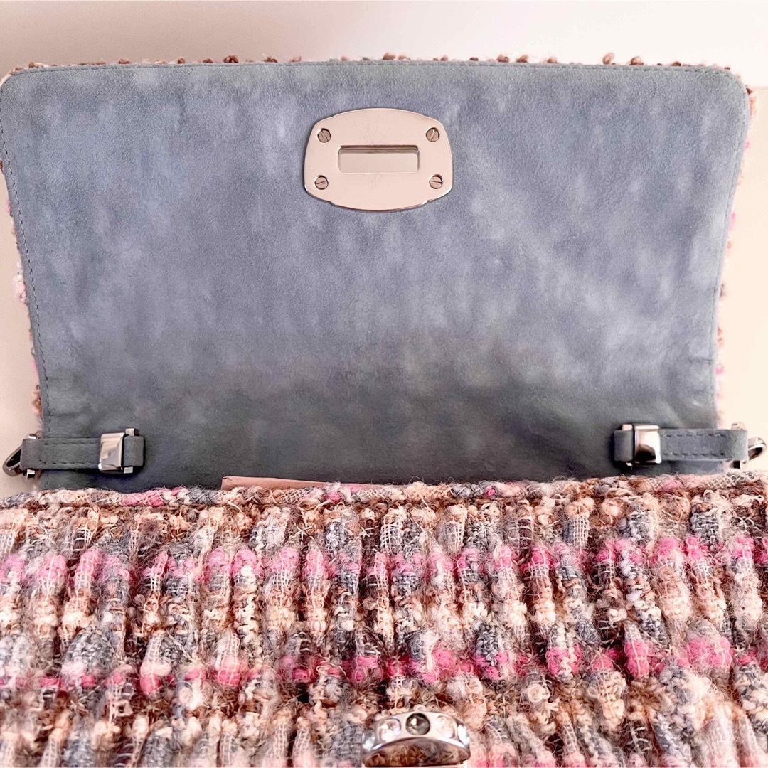 MIU MIU - Miu Miu ショルダーバッグ ハンドバッグ ツイード