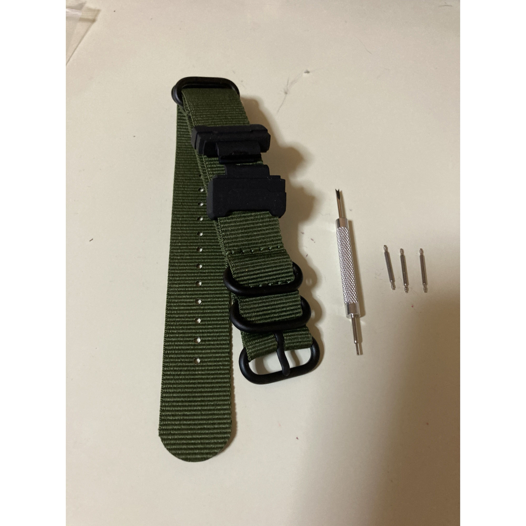 G-SHOCK ナイロンベルト オリーブグリーン 腕時計 替えベルトの通販 by