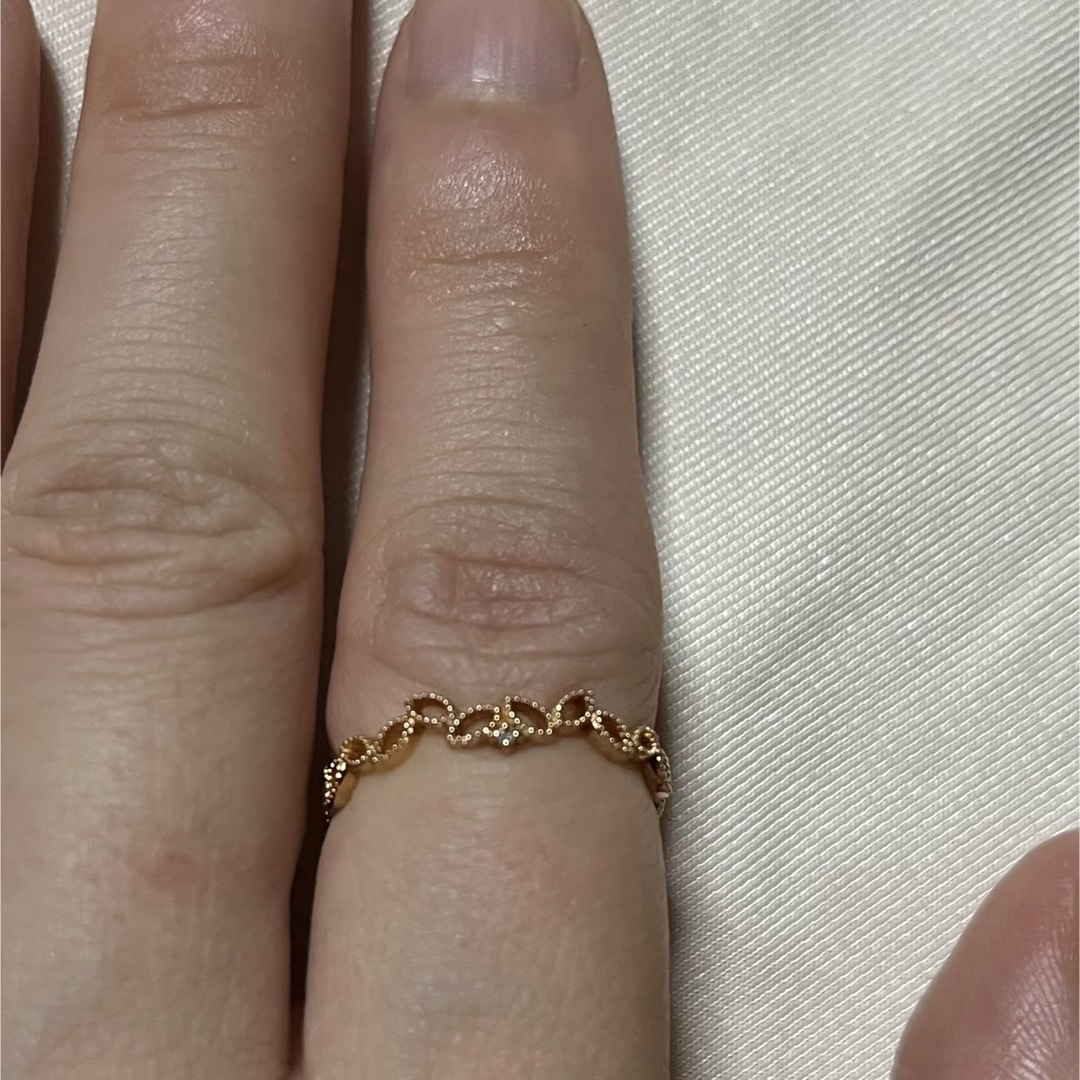 agete - agete リング リーフ 葉っぱの通販 by ♡｜アガットならラクマ