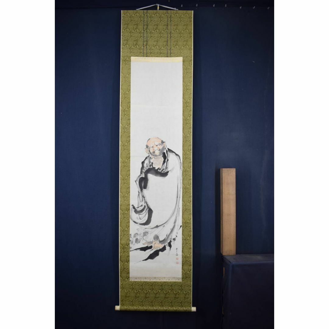 大龍/達磨図/布袋屋掛軸HJ-522 大龍/達磨図/布袋屋掛軸HJ-522 大龍