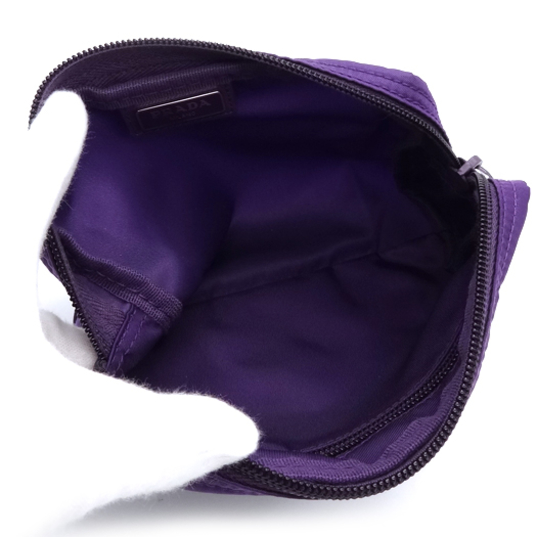 PRADA - プラダ ナイロン ポーチ トライアングルロゴ パープル 紫