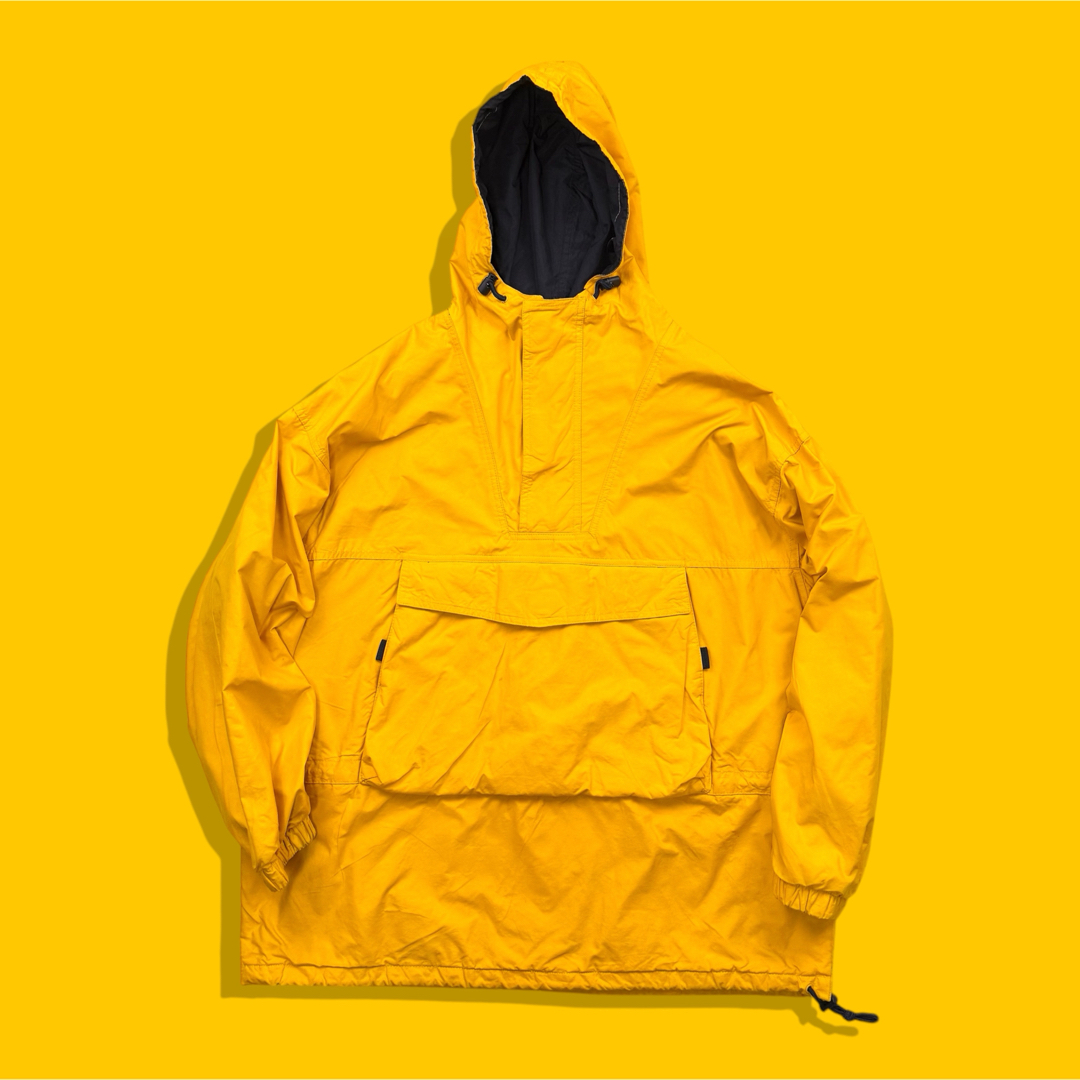 GAP - 90s STRUCTURE ハーフジップナイロンアノラック マスタード