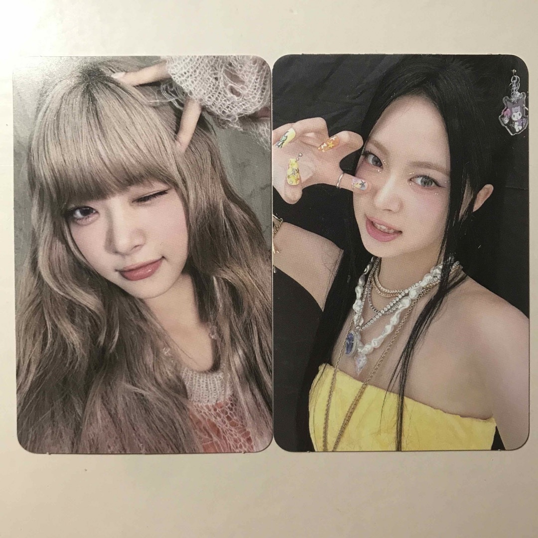 LE SSERAFIM ウンチェ トレカ2枚の通販 by よう｜ラクマ