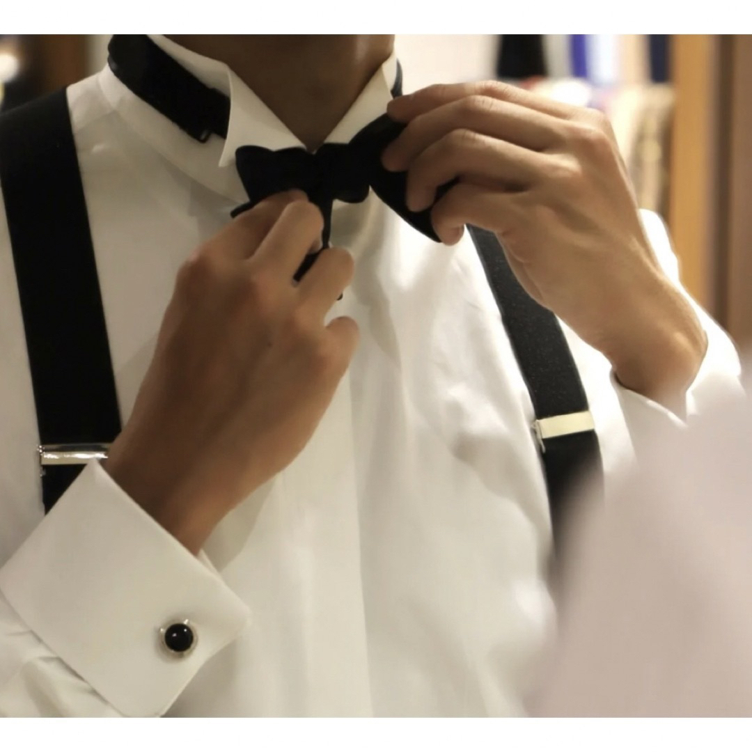 THE TREAT DRESSING 新郎3点セット蝶ネクタイカフスチーフ