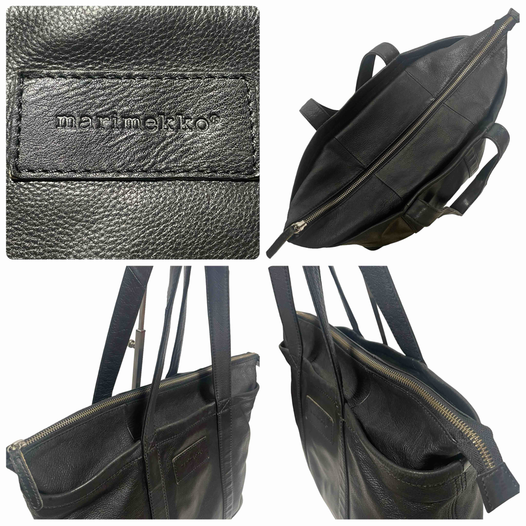 marimekko - 【激レア】マリメッコ トートバッグ オールレザー