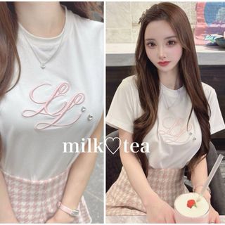 Darich - 新品 ルミニョン Lumignon LL heart bijou T ピンクの通販 by