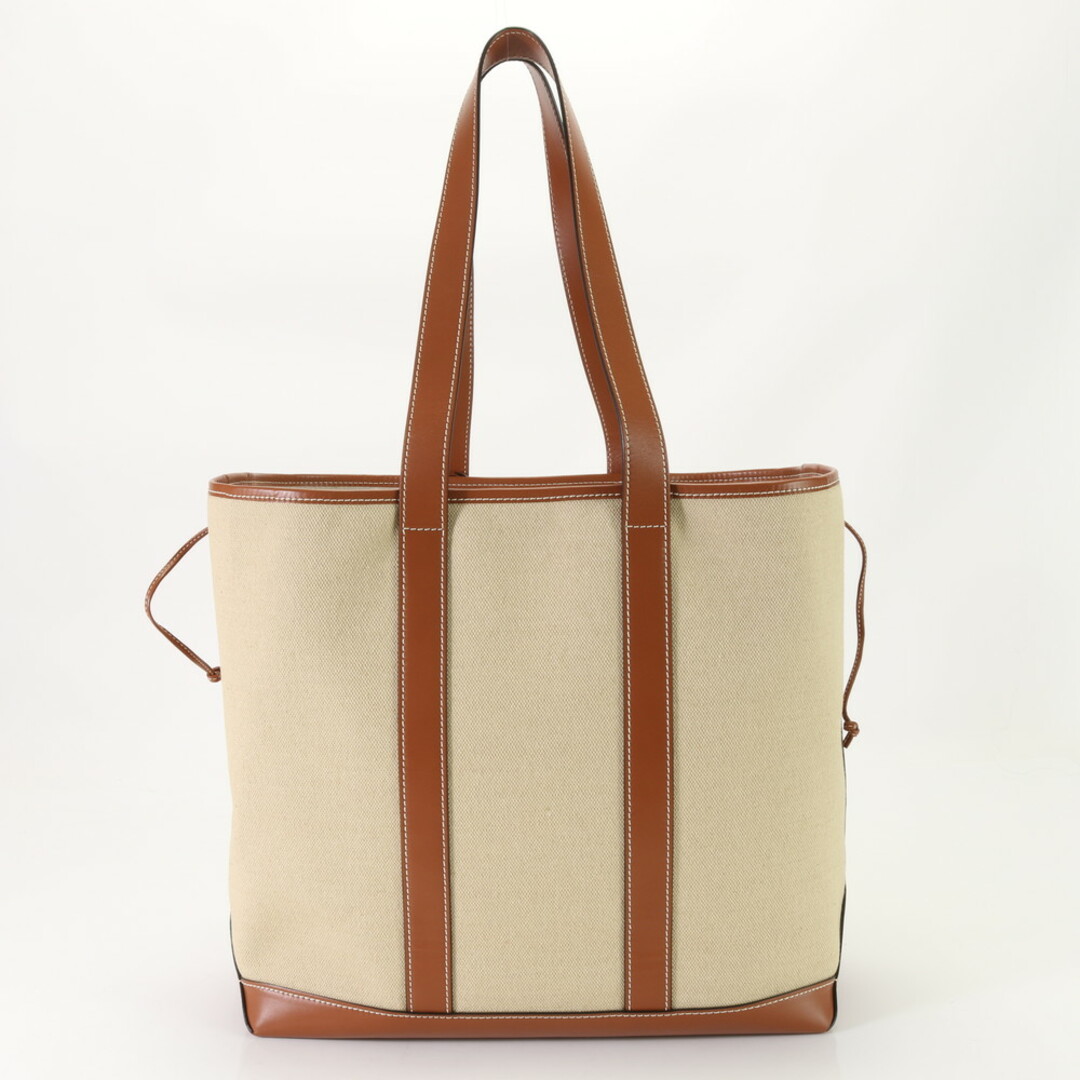 CELINE - 未使用 セリーヌ レザー キャンバス トート バッグ