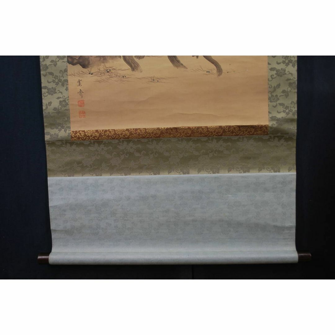 真作】森寛斎/高砂図/掛軸☆宝船☆T-183の通販 by 掛軸✩宝船✩'s