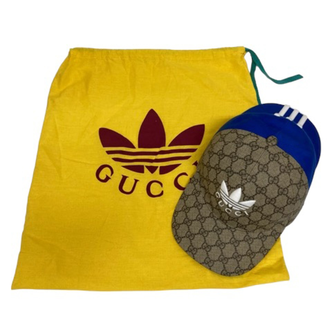 GUCCI - グッチ ×アディダス キャップ 両ツバ 719406 L ベージュ