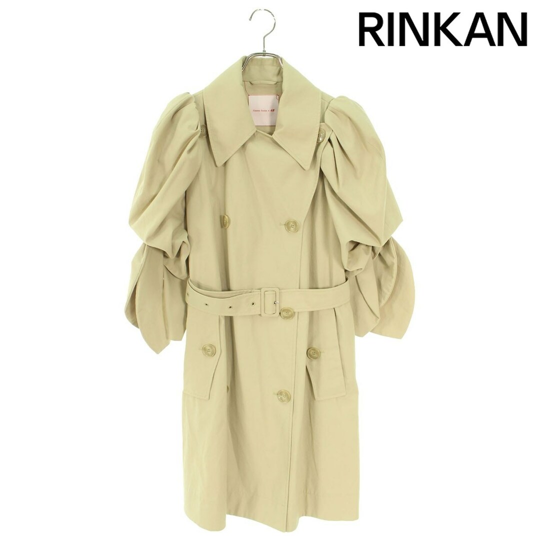 Simone Rocha x H&M パフスリーブ トレンチコート ベージュ S