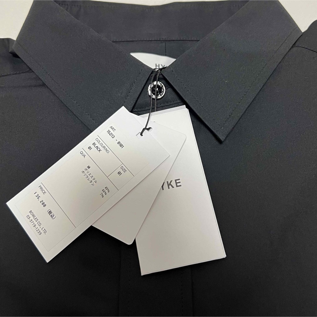 HYKE - 新品 HYKE ハイク T/C BIG SHIRT ビッグシャツ 2024ssの通販 by