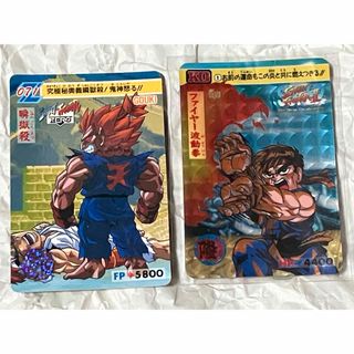 ストリートファイターⅡ リュウ、豪鬼 カード 2枚セットの通販 by