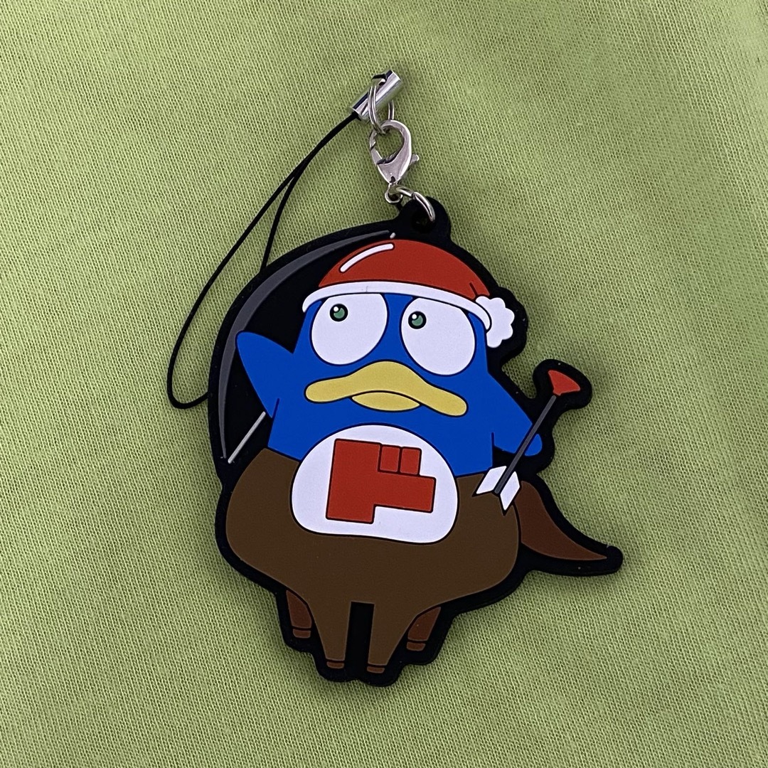 未使用】 ドンキホーテ ドンペン ラバーストラップキーホルダー 射手座