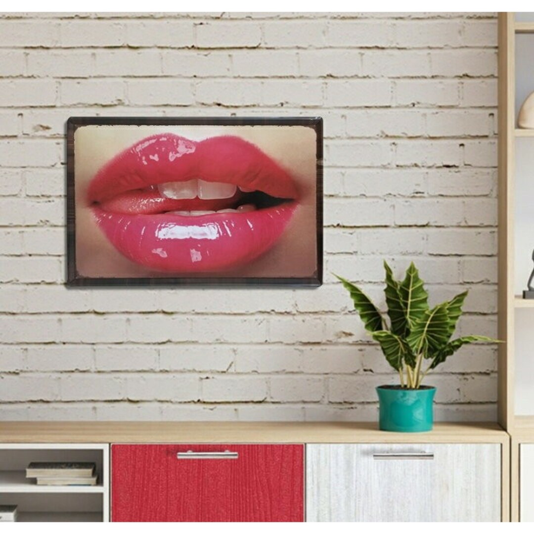 デザイン看板60】マリリンモンロー キス☆ポスター絵アートパネル唇