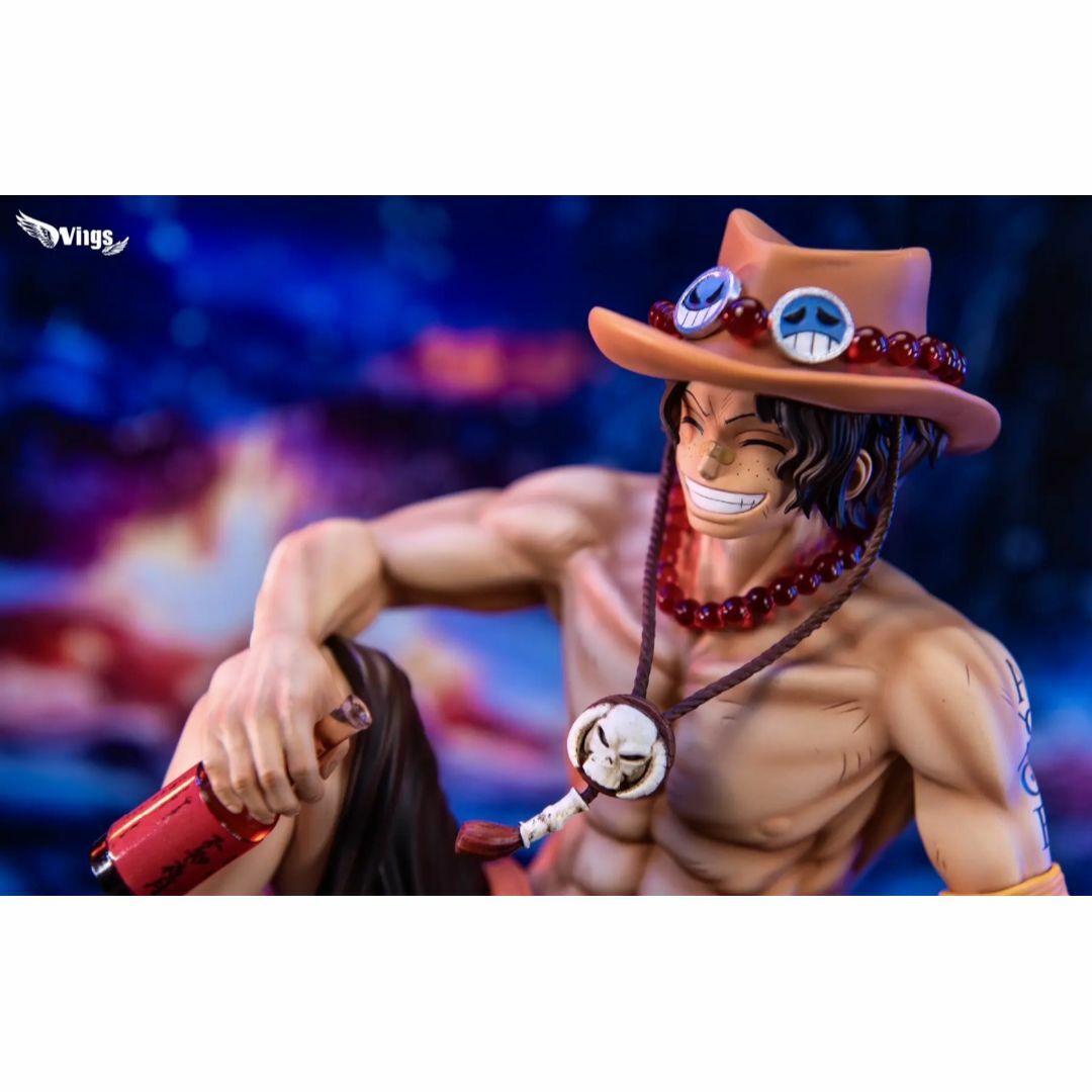 ワンピース 火拳のエース フィギュア ガレージキット popスケールの