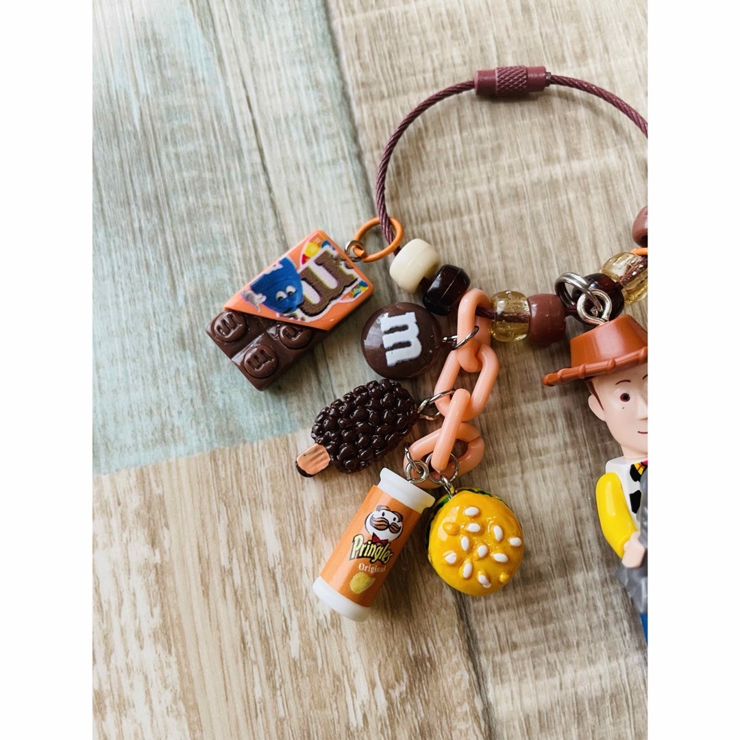 じゃらじゃらキーホルダー ストラップ キーチェーン カウボーイ お菓子