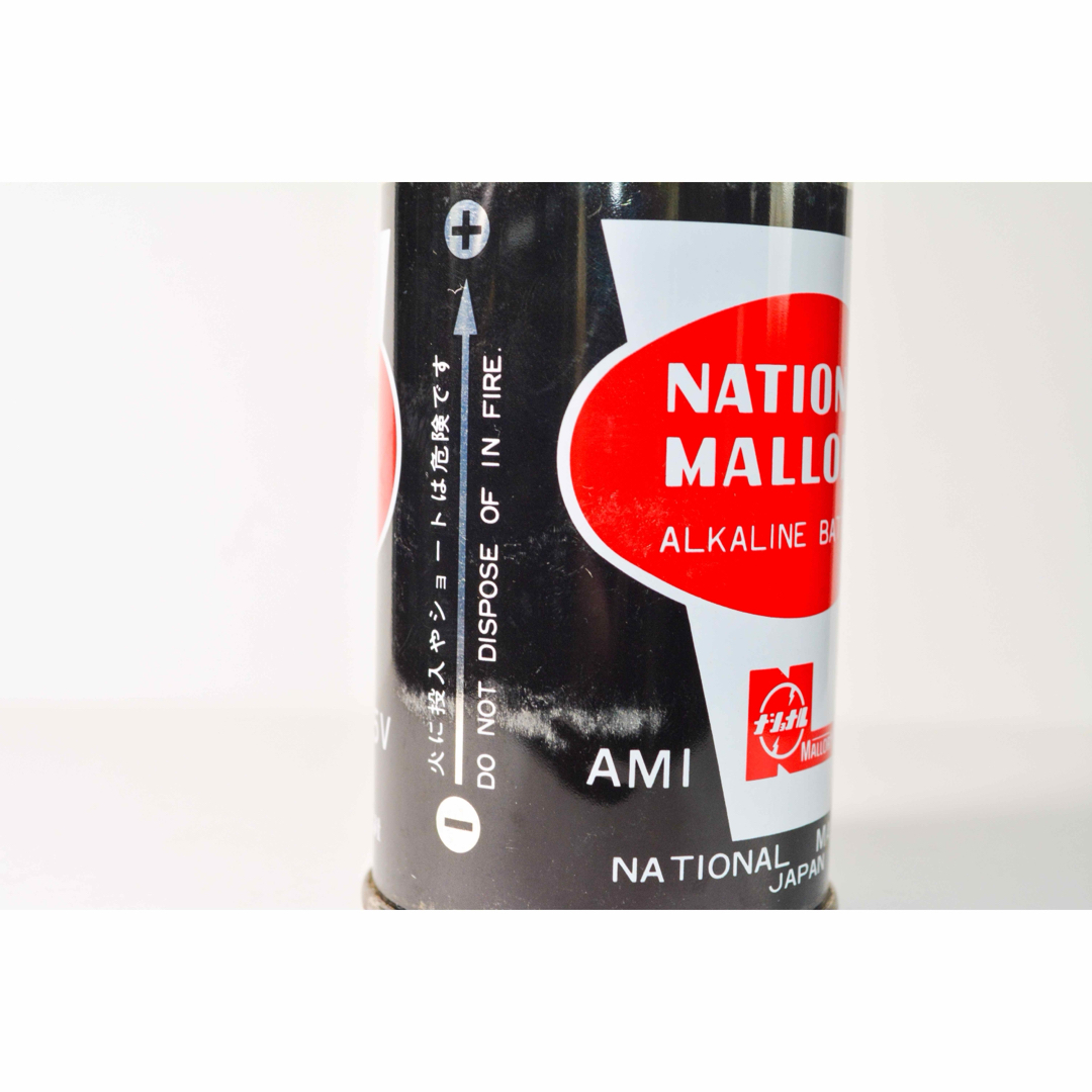 ノベルティ】ナショナル 乾電池型貯金箱 昭和レトロ インテリア レアの