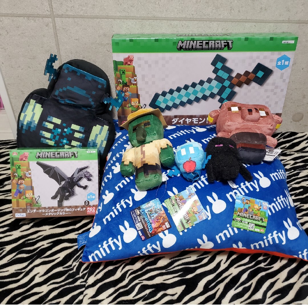 Minecraft - マイクラ まとめセット 剣、ドラゴン、ぬいぐるみの通販