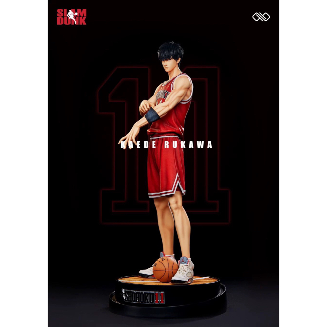 スラムダンク 流川楓 1／4フィギュア ガレージキット スタチューの通販