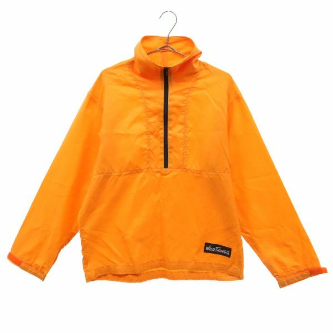 WILDTHINGS - ワイルドシングス USA製 ロゴ刺繍 ナイロンジャケット S