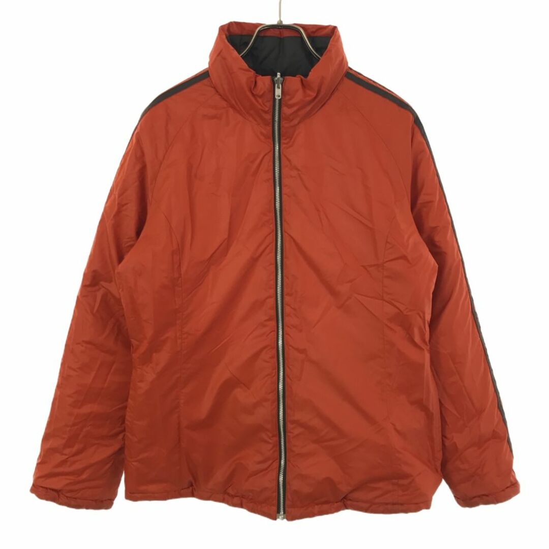 adidas - アディダス リバーシブル 中綿ジャケット M グレー×オレンジ