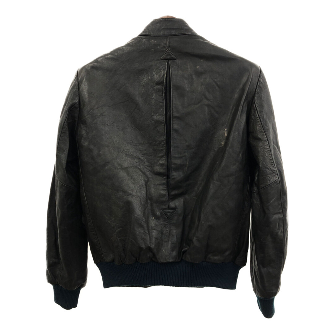 80年代 YAMAHA ヤマハ レザー シングル ライダースジャケット バイク